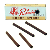 Dhoop Sticks Padmini ~ Boîte de 10 Mini Sticks + 1 Porte-Encens Intégré