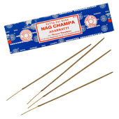 Nag Champa : Encens Indien Satya ~ Étui de 100 Grammes