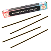 Ritual Tibetan Incense : Encens Tibétain ~ Étui de 25 Bâtonnets + 1 Porte-Encens