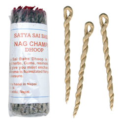 Nag Champa : Cordelettes Népalaises au Nag Champa ~ Sachet de 50 Cordelettes