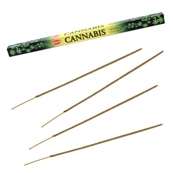 Cannabis : Encens “ Cannabis ” HEM ~ Étui de 8 Bâtonnets