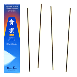 Seiun Gold : Encens Japonais Nippon Kodo ~ Étui de 20 Bâtonnets