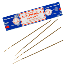 Nag Champa : Encens Indien Satya ~ Étui de 40 Grammes