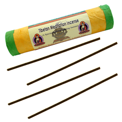 Tibetan Meditation Incense : Encens Tibétain ~ Étui de 30 Bâtonnets