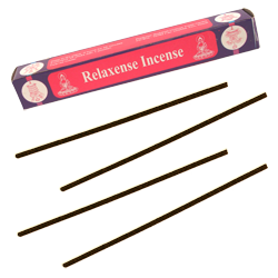 Relaxense Incense : Encens Tibétain ~ Étui de 25 Bâtonnets + 1 Porte-Encens