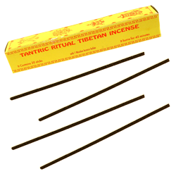 Tantric Ritual Tibetan Incense : Encens Tibétain ~ Étui de 30 Bâtonnets + 1 Porte-Encens