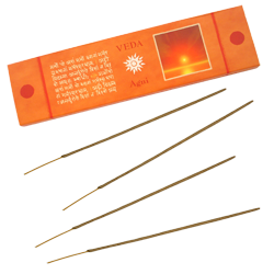 Agni : Encens Indien Veda ( Maroma ) ~ Étui de 15 Bâtonnets