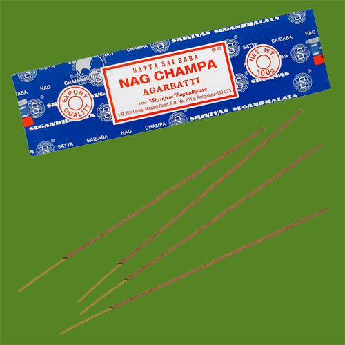 Nag Champa : Encens Indien Satya ~ Étui de 100 Grammes ~ Encens de Qualité