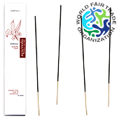 Encens d' Auroville Ayurvédique à l'Oliban ~ Étui de 12 Bâtonnets