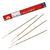 Golden Nag Champa : Encens Indien Vijayshree ~ Étui de 20 Grammes