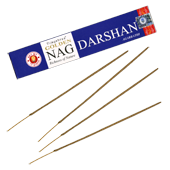 Golden Nag Darshan : Encens Indien Vijayshree ~ Étui de 15 Grammes