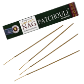 Nag Patchouli : Encens Golden Nag Patchouli ~ Étui de 15 Grammes
