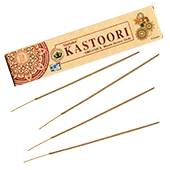 Organica Kastoori : Encens Indien Goloka ~ Boîte de 15 Grammes (14 Bâtonnets)