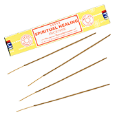 Spiritual Healing (“ Guérison Spirituelle ”) : Encens Indien Satya ~ Boîte de 15 Grammes (13 Bâtonnets)