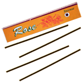 Rose : Encens Tibétain 100% Naturel ~ Étui de ±10 Mini Bâtonnets