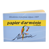 Papier d'Arménie (Carnet Bleu) : Papier d'Arménie Triple d'Auguste Ponsot ~ Carnet de 12 Feuilles