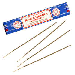 Nag Champa : Encens Indien Satya ~ Étui de 15 Grammes