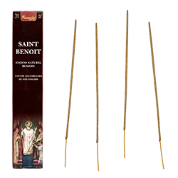 Saint Benoît : Encens Religieux ~ Étui de 15 Grammes