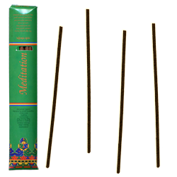 Tibetan Meditation Incense : Encens Tibétain 100% Naturel ~ Étui de ±12 Bâtonnets