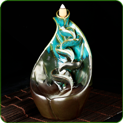 Fontaine à encens “ Zen ” en céramique