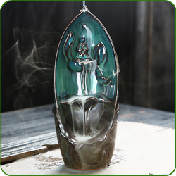 Fontaine à encens “ Ange ” en céramique