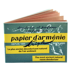 Papier d'Arménie à la Rose Triple d'Auguste Ponsot ~ Carnet de 12