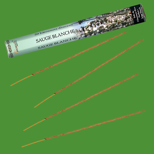 Encens Sauge Blanche - 20 bâtonnets Indiens