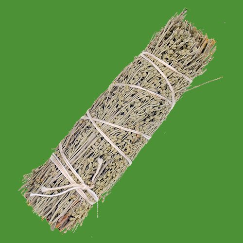 Herb & Earth - Sauge blanche - 20 bâtonnets avec support en bambou - Encens
