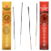 Manipura + Muladhara : Encens Naturels des 7 Chakras ~ Étuis de 5 Bâtonnets