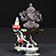 Fontaine à encens “ Ganesh ” en céramique et en terre cuite