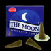 La Lune : Encens Naturel Indien HEM ~ Boîte de 10 Cônes + 1 Porte-Encens