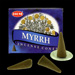 Myrrhe : Encens Naturel Indien HEM ~ Boîte de 10 Cônes + 1 Porte-Encens