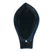 Porte-Encens Céramique “ Pétale de Lotus Noir ” ~ Longueur : 12,30 cm - Largeur : 7,10 cm - Hauteur : 1,20 cm
