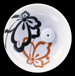 Porte-Encens Céramique “ Papillon ” ~ Diamètre : 9,00 cm - Hauteur : 2,50 cm