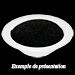Noir : Sable Fin Noir ~ Sachet de 150 Grammes