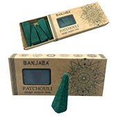 Cônes d'encens au Patchouli