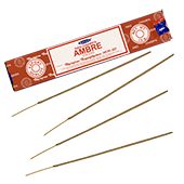 Ambre : Encens Satya ~ Étui de 15 Grammes