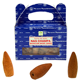Encens Backflow “ Nag Champa ” de la marque Satya (BNG)