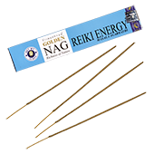 Golden Nag Reiki Energy : Encens Naturel Vijayshree ~ Étui de 15 Grammes