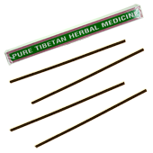 Pure Tibetan Herbal Medicine : Encens Tibétain 100% Naturel ~ Étui de ±27 Bâtonnets