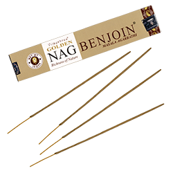 Golden Nag Benjoin : Encens Naturel Vijayshree au Benjoin