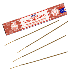 Noix de Coco : Encens Satya ~ Étui de 15 Grammes