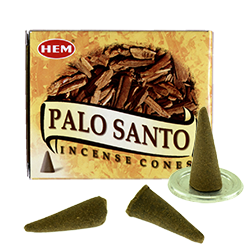 Palo Santo en Cône ~ Boîte de 10 Cônes