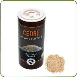 Poudre de Bois de Cèdre 100% Naturel