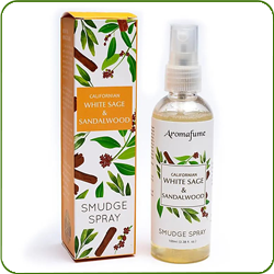 Sauge Blanche + Santal : Spray 100% Naturel Aromafume