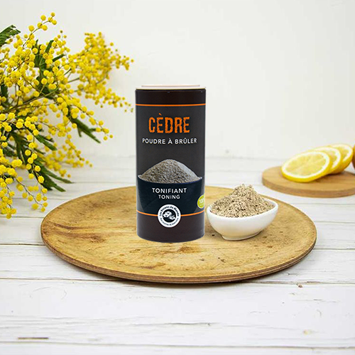 Cèdre : Poudre de bois de Cèdre 100% naturel